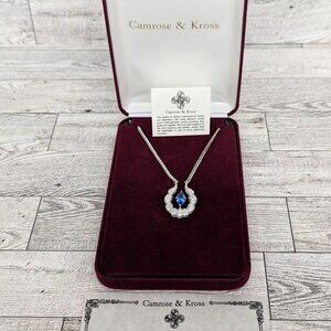 Jackie Kennedy Camrose & Kross Replica Sapphire of the Sea Necklace *NEW*